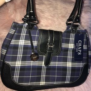 Chaps brand new plaid purse